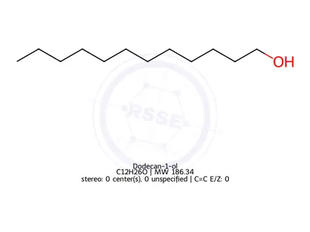 Chemical structure of Dodecan-1-ol