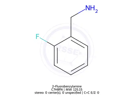 Chemical structure of 2-Fluorobenzylamine