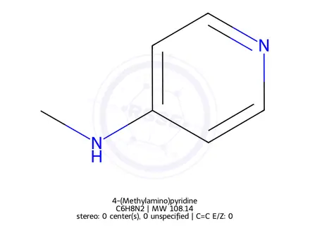 Chemical structure of 4-(Methylamino)pyridine