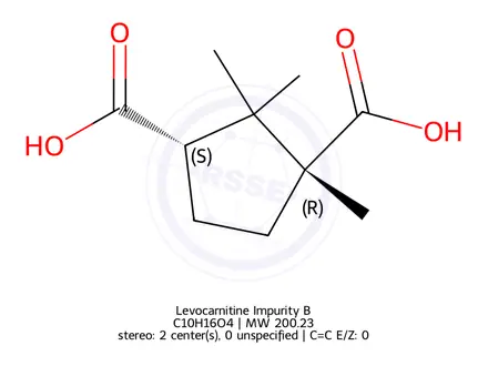 Chemical structure of Levocarnitine Impurity B