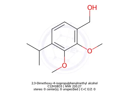 Chemical structure of 2,3-Dimethoxy-4-isopropylphenylmethyl alcohol