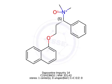 Chemical structure of Dapoxetine Impurity 14