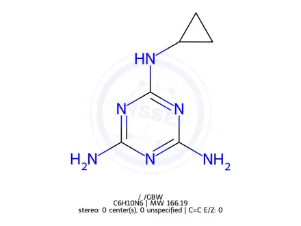 Chemical structure of Cyromazine