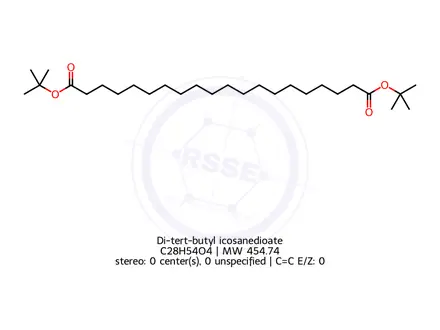 Chemical structure of Di-tert-butyl icosanedioate