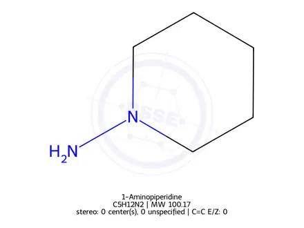 Chemical structure of 1-Aminopiperidine