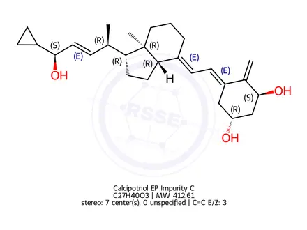 Chemical structure of Calcipotriol EP Impurity C