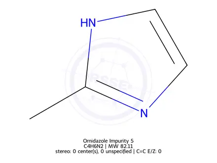 Chemical structure of 2-Methylimidazole