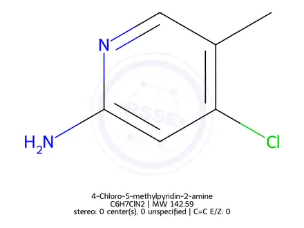 Chemical structure of 4-Chloro-5-methylpyridin-2-amine