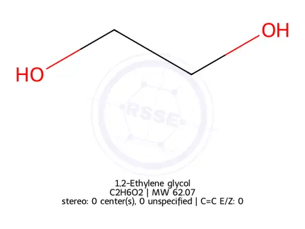 Chemical structure of Polyethylene Glycol 10000