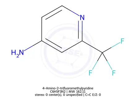 Chemical structure of 4-Amino-2-trifluoromethylpyridine
