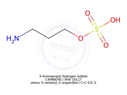 Chemical structure of 3-Aminopropyl Hydrogen Sulfate