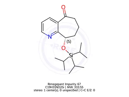 Chemical structure of Rimegepant Impurity 67