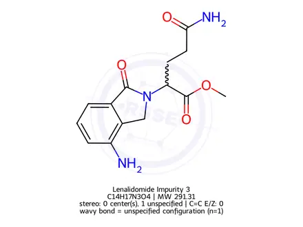 Chemical structure of Lenalidomide Impurity 3