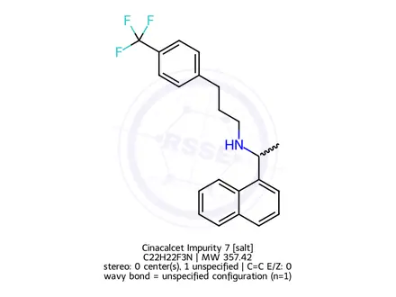 Chemical structure of Cinacalcet Impurity 7