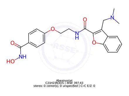 Chemical structure of Abexinostat Tosylate