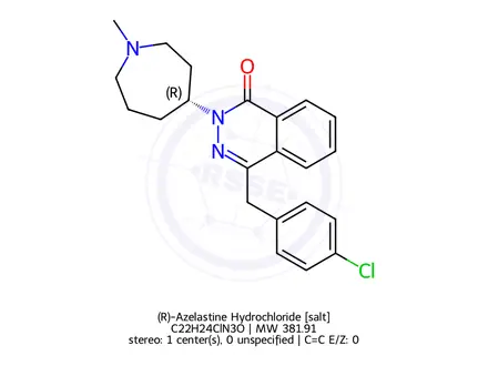 Chemical structure of Azelastine Hydrochloride Impurity 1