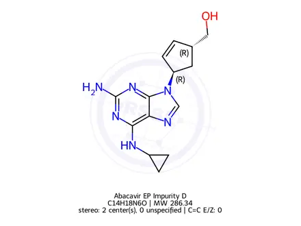 Chemical structure of Abacavir EP Impurity D