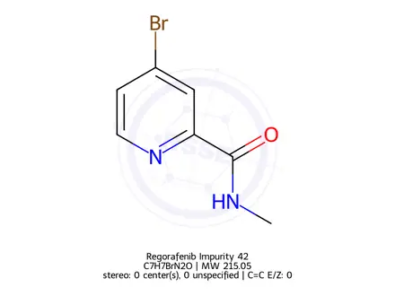 Chemical structure of 4-bromo-N-methylpicolinamide