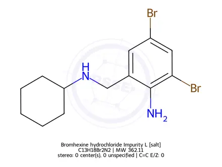 Chemical structure of Bromhexine Impurity 20