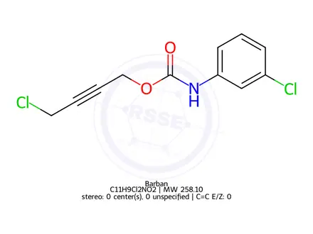 Chemical structure of Barban