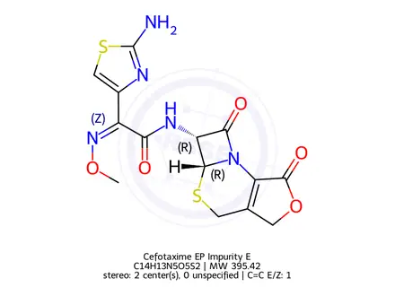 Chemical structure of Cefmenoxime impurity 4