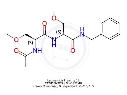Chemical structure of Lacosamide EP Impurity H (SS-Isomer)