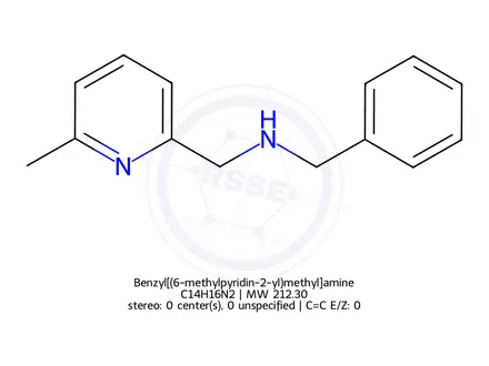 Chemical structure of Benzyl[(6-methylpyridin-2-yl)methyl]amine