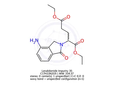Chemical structure of Lenalidomide Impurity 35