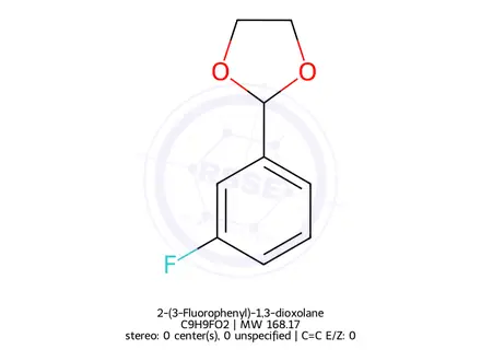 Chemical structure of 2-(3-Fluorophenyl)-1,3-dioxolane