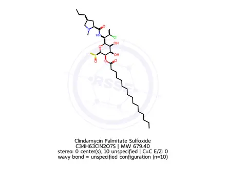 Chemical structure of Clindamycin Palmitate Sulfoxide