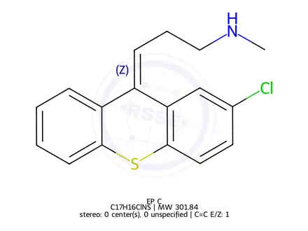 Chemical structure of Chlorprothixene EP Impurity C