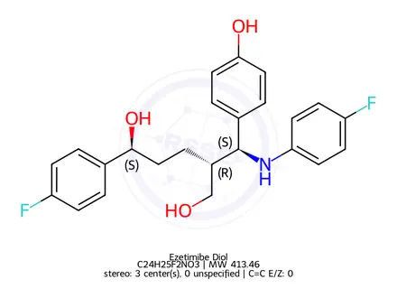 Chemical structure of Ezetimibe Impurity 83