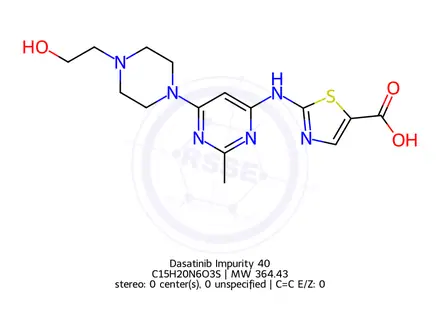 Chemical structure of Dasatinib Impurity 40
