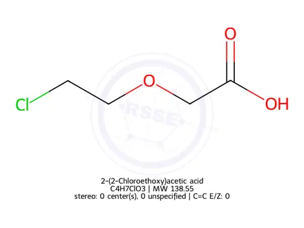 Chemical structure of 2-(2-Chloroethoxy)acetic acid