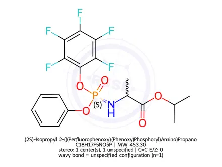 Chemical structure of Sofosbuvir Impurity 78