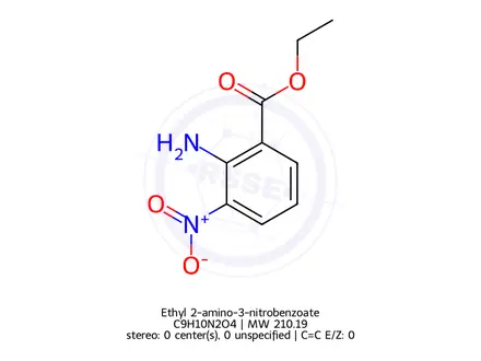 Chemical structure of Ethyl 2-amino-3-nitrobenzoate