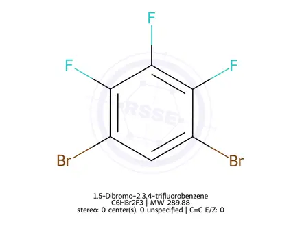 Chemical structure of 1,5-Dibromo-2,3,4-trifluorobenzene