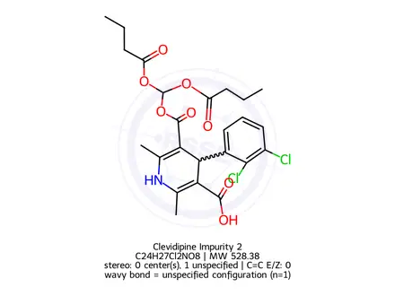 Chemical structure of Clevidipine Butyrate Impurity 1