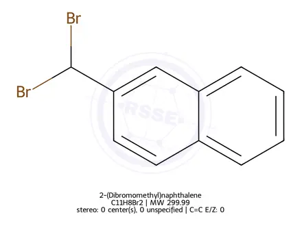 Chemical structure of 2-(Dibromomethyl)naphthalene