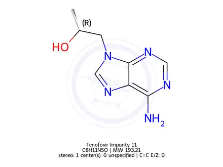 Chemical structure of Tenofovir impurity 62