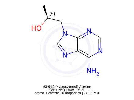 Chemical structure of Tenofovir Impurity A