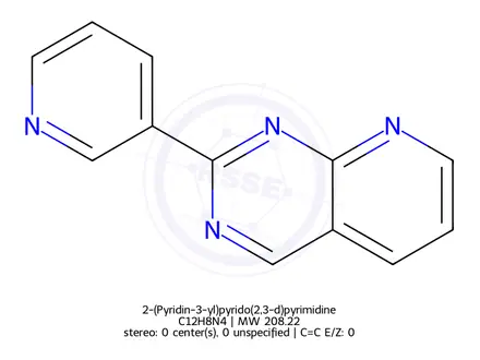 Chemical structure of 2-(Pyridin-3-yl)pyrido(2,3-d)pyrimidine
