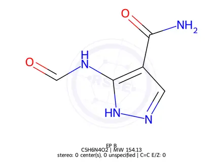 Chemical structure of Allopurinol EP Impurity B