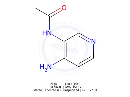Chemical structure of 3-N-Acetyl-amifampridine