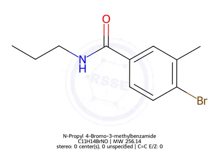 Chemical structure of N-Propyl 4-Bromo-3-methylbenzamide