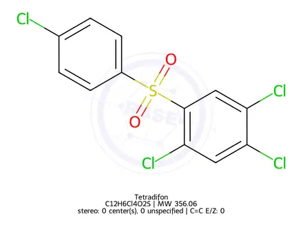 Chemical structure of Tetradifon