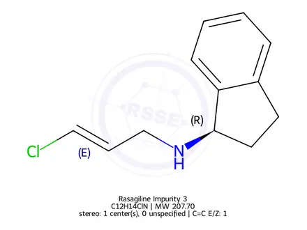Chemical structure of Rasagiline Impurity 3 HCl