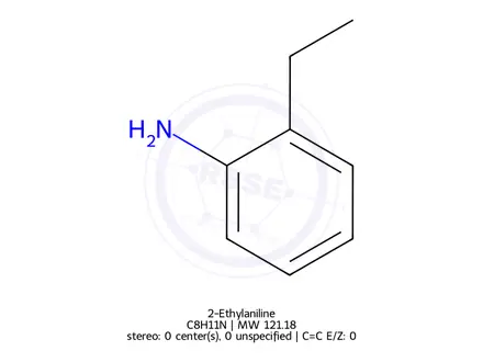 Chemical structure of 2-Ethylaniline