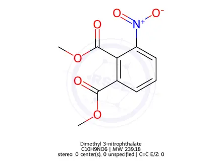 Chemical structure of Dimethyl 3-nitrophthalate