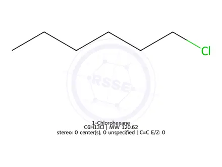 Chemical structure of 1-Chlorohexane